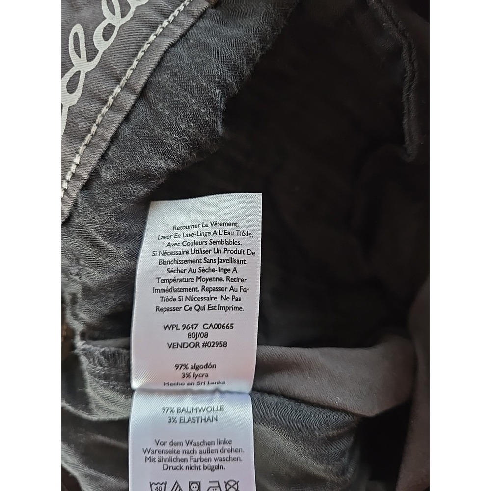 Eddie Bauer Jeans Womens 8 Gray Boyfriend Slim Medium Wash Denim Outdoor Work - Picture 14 of 16